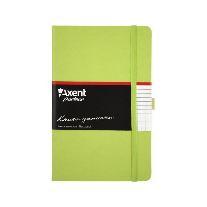 Книга записная Axent Partner, 125*195, 96sheets, square, light green (8201-04-А)