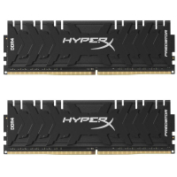 Модуль памяти для компьютера DDR4 16GB (2x8GB) 3200 MHz HyperX Predator Black Kingston Fury (ex.HyperX) (HX432C16PB3K2/16)