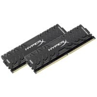Модуль памяти для компьютера DDR4 16GB (2x8GB) 3200 MHz HyperX Predator Black Kingston Fury (ex.HyperX) (HX432C16PB3K2/16) изображение 2