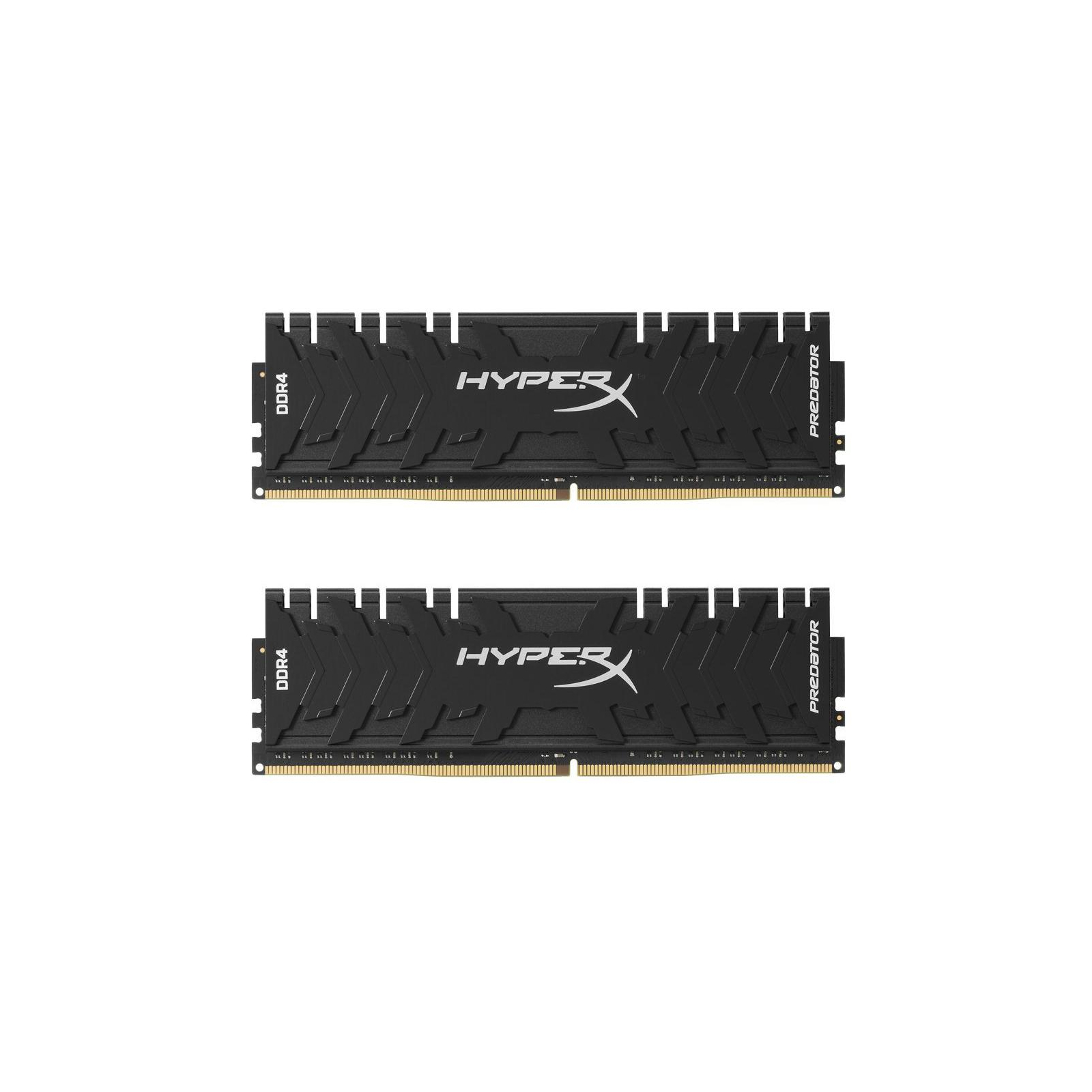 Модуль памяти для компьютера DDR4 16GB (2x8GB) 3200 MHz HyperX Predator Black Kingston Fury (ex.HyperX) (HX432C16PB3K2/16)