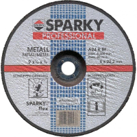 Круг зачистной Sparky шлифовальный по металлу d 180 мм\ A 24 R\ 190301 (1 шт.)\ 18 (20009565204)