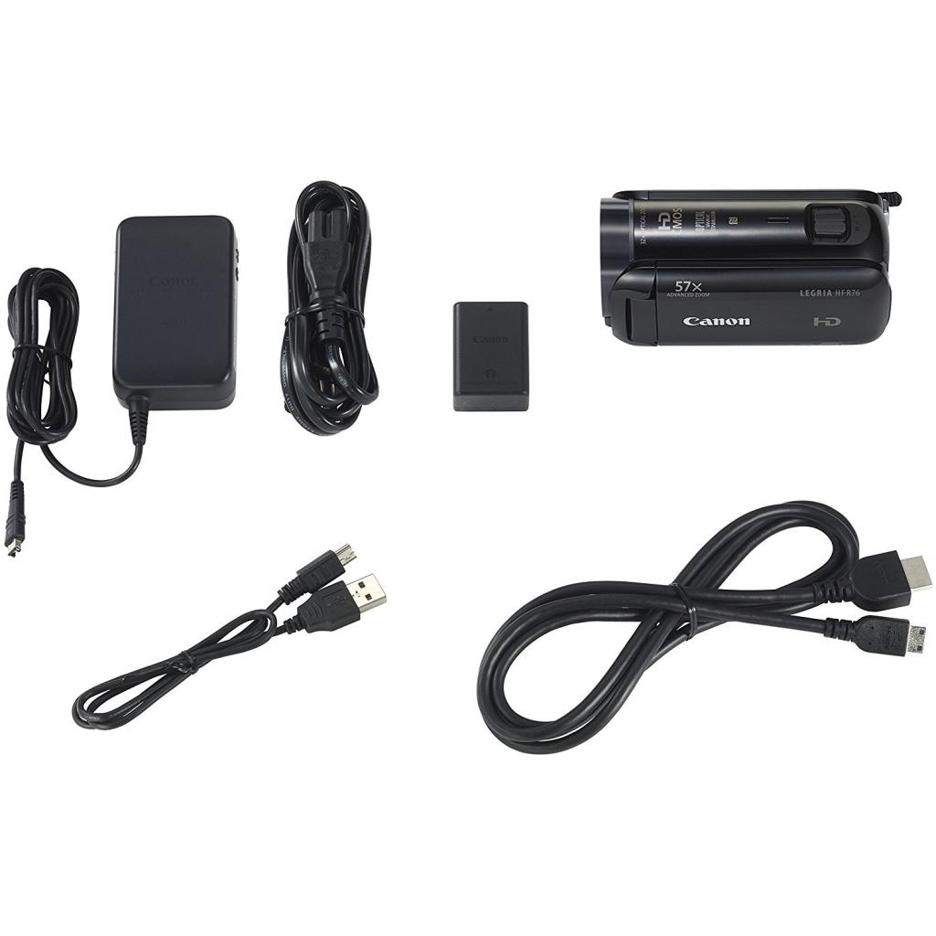 Цифрова відеокамера Canon LEGRIA HF R76 Black (1237C009AA) зображення 6