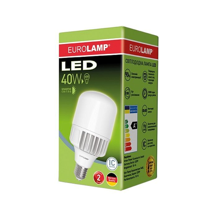 Лампочка Eurolamp E40 (LED-HP-40406) зображення 2