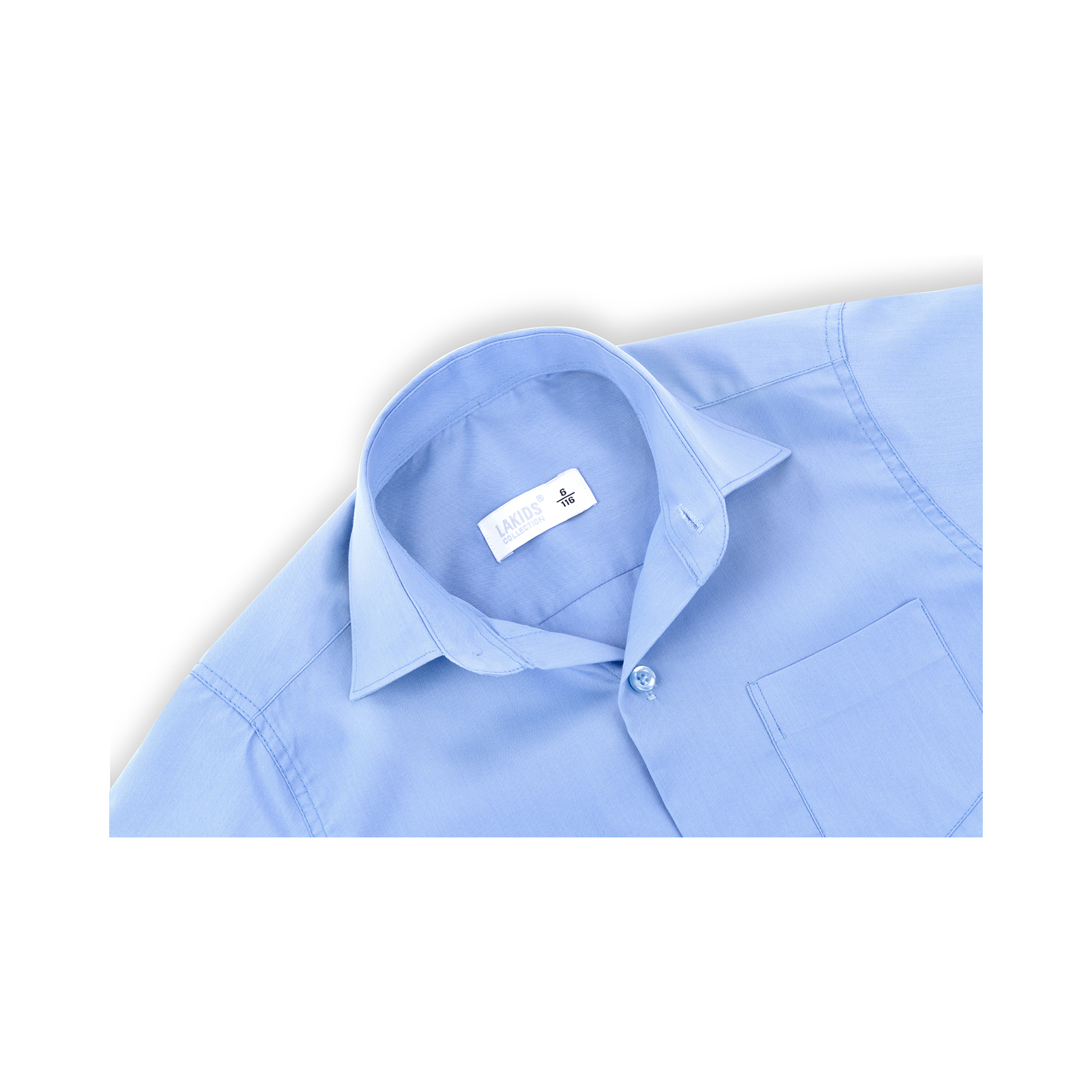 Рубашка Lakids с коротким рукавом (1552-122B-blue) изображение 3