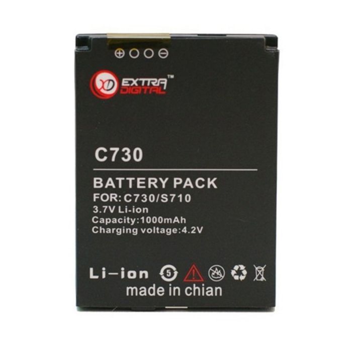 Аккумуляторная батарея Extradigital HTC S730 (1000 mAh) (DV00DV6103)
