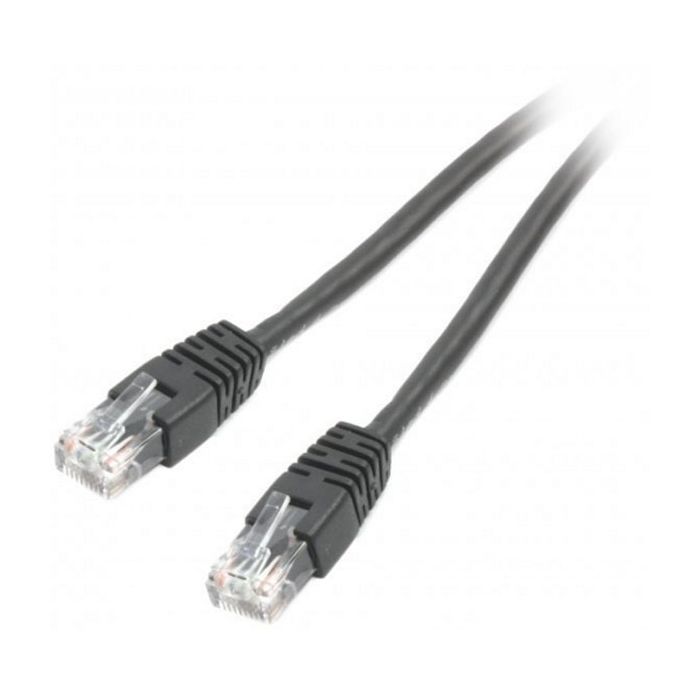 Патч-корд 0.5м UTP cat 6 CCA black Cablexpert (PP6U-0.5M/BK)
