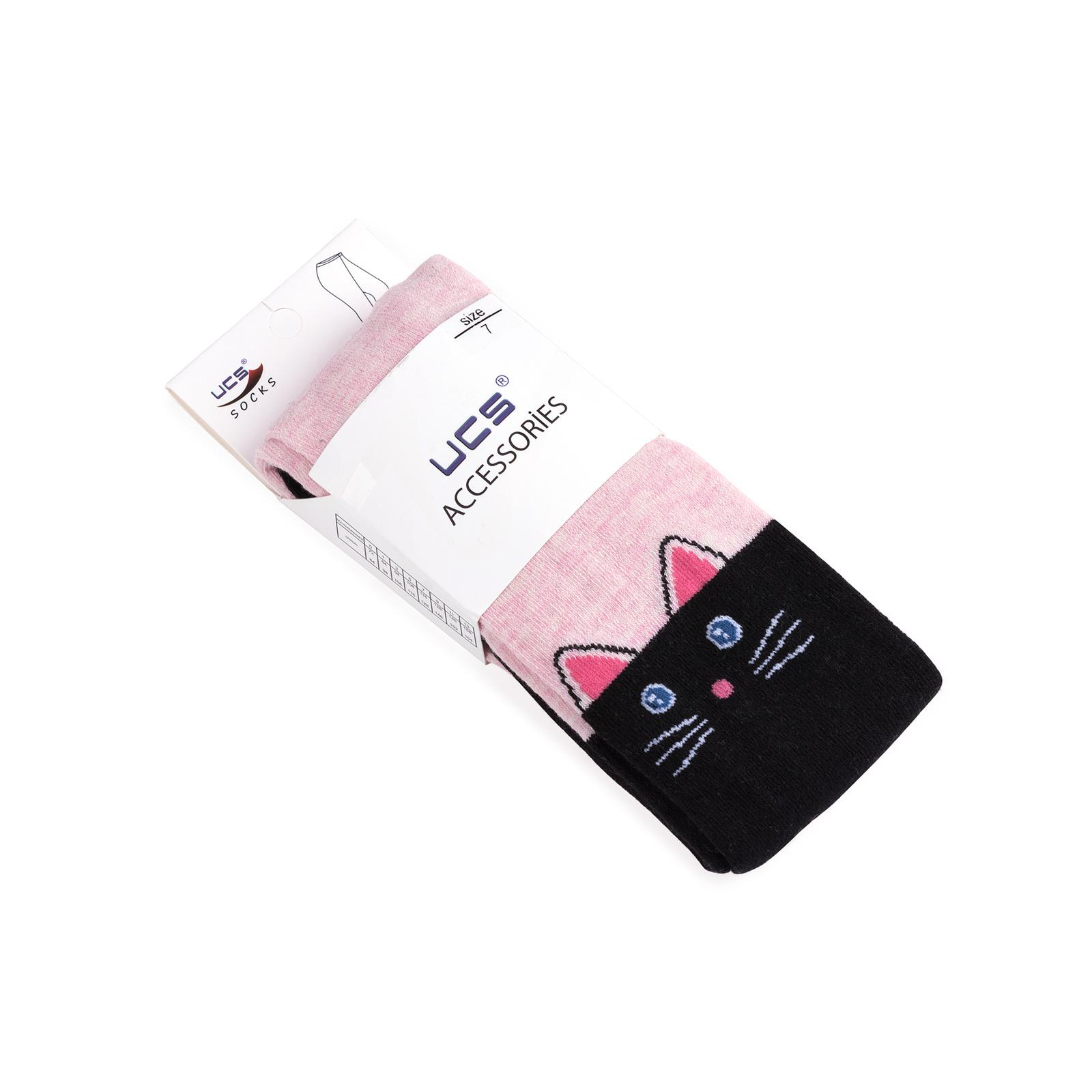 Колготки UCS Socks с котиками (M0C0301-1196-134G-pink) изображение 3