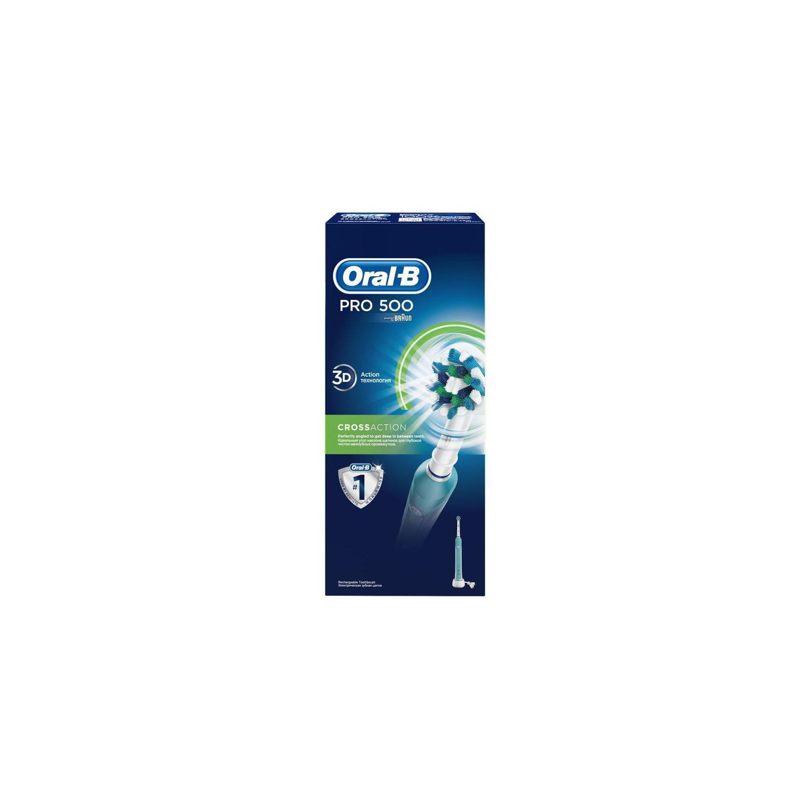 Електрична зубна щітка Oral-B PRO-500 D16.513 зображення 3