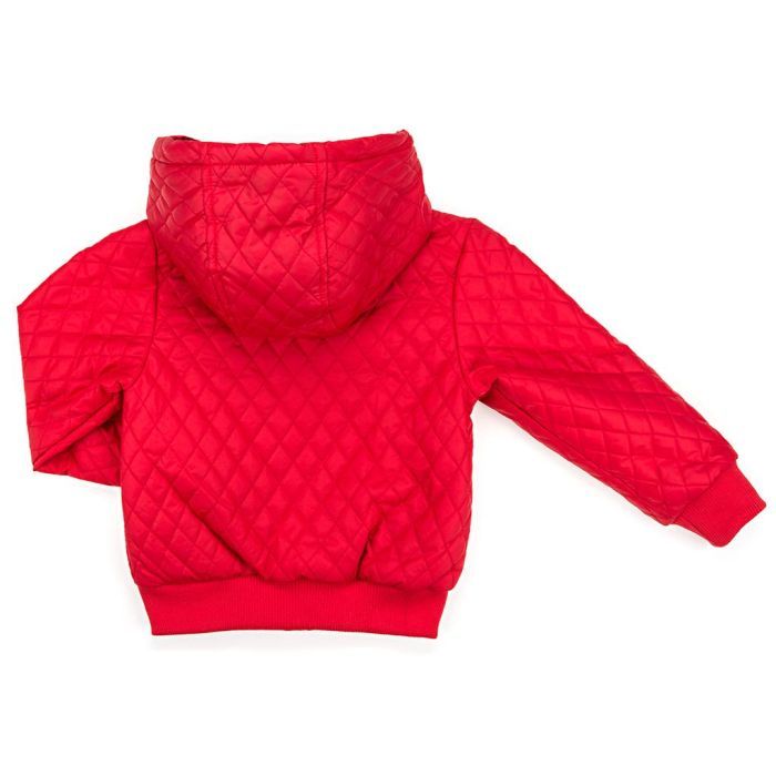Куртка детская Verscon стеганая с капюшоном (3439-98B-red) изображение 3