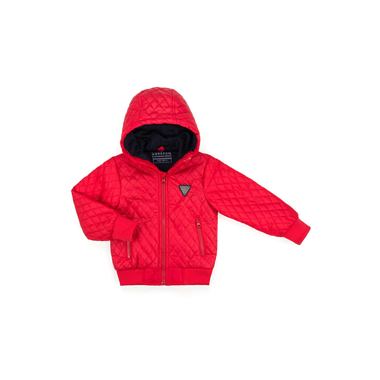 Куртка Verscon стеганая с капюшоном (3439-122B-red)