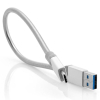Дата кабель USB 2.0 AM to Type-C 0.3m Verbatim (48868) изображение 4