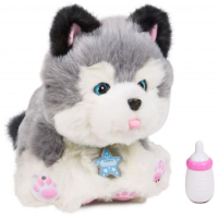 Интерактивная игрушка Moose Little Live Pets Ласковый щенок хаски Фрости (28278)