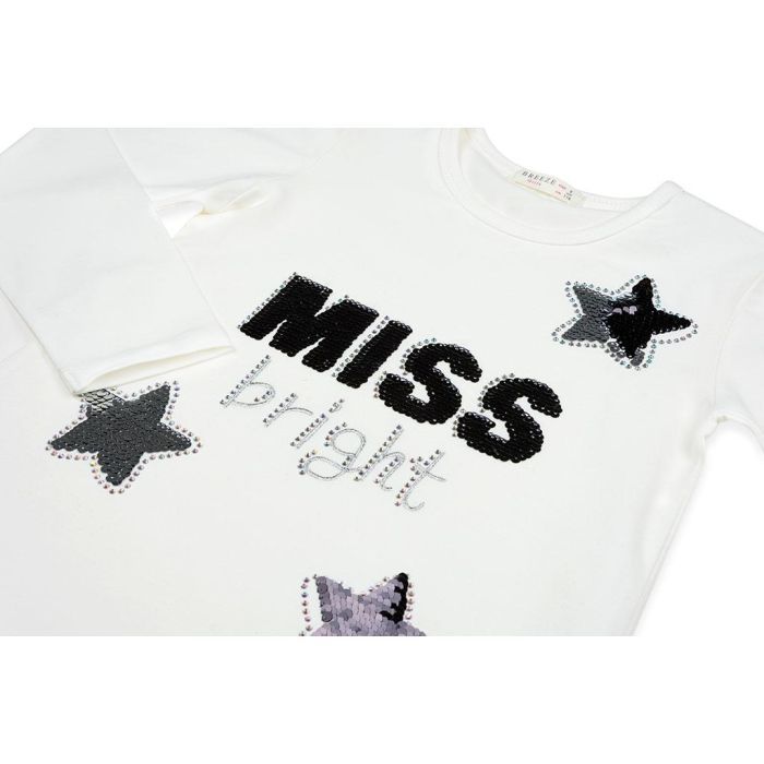 Кофта дитяча Breeze "MISS BRIGHT" (12043-116G-cream) зображення 4