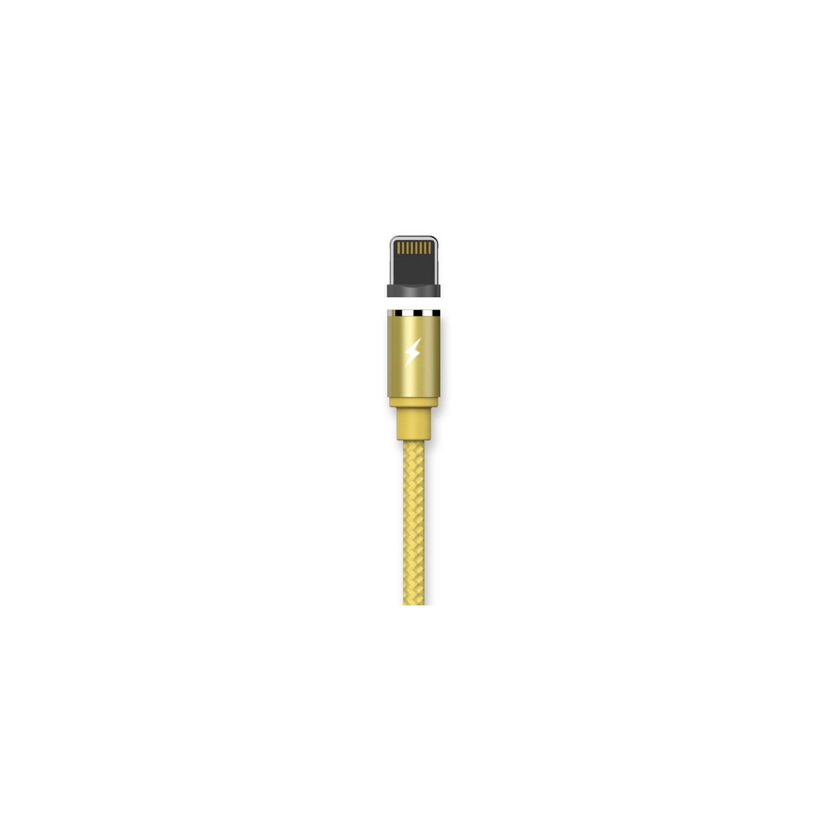Дата кабель USB 2.0 AM to Lightning 1.0m Gravity series Magnetic gold Remax (RC-095I-GOLD) изображение 2