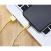 Дата кабель USB 2.0 AM to Lightning 1.0m Gravity series Magnetic gold Remax (RC-095I-GOLD) изображение 4