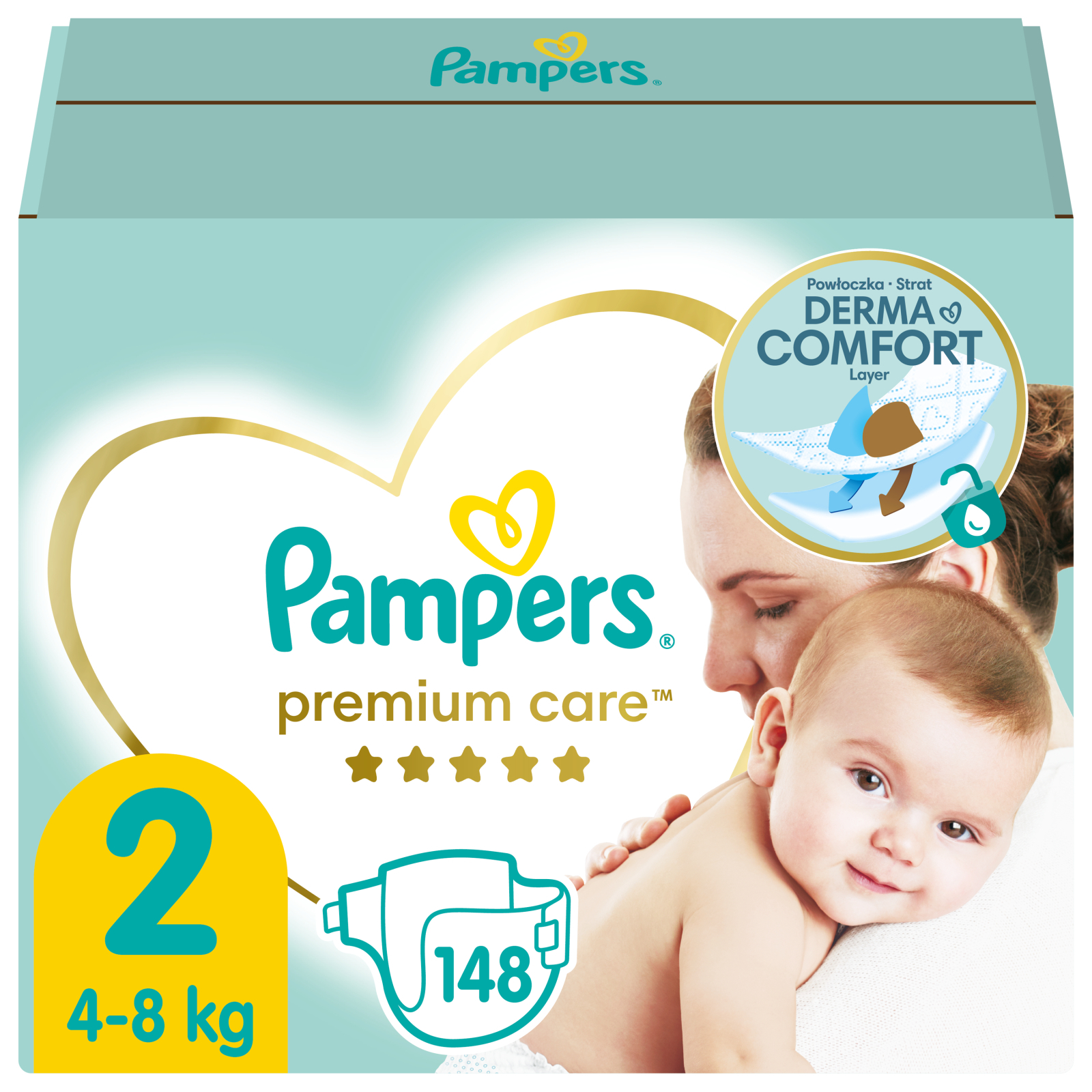 Підгузки Pampers Premium Care Mini Розмір 2 (4-8 кг) 240 шт (8001090379474)