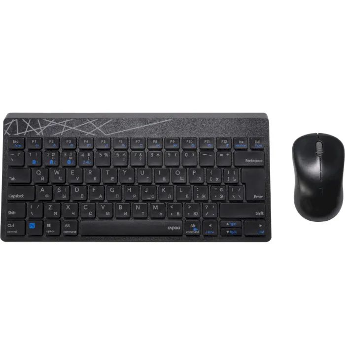 Комплект Rapoo 8000M Black