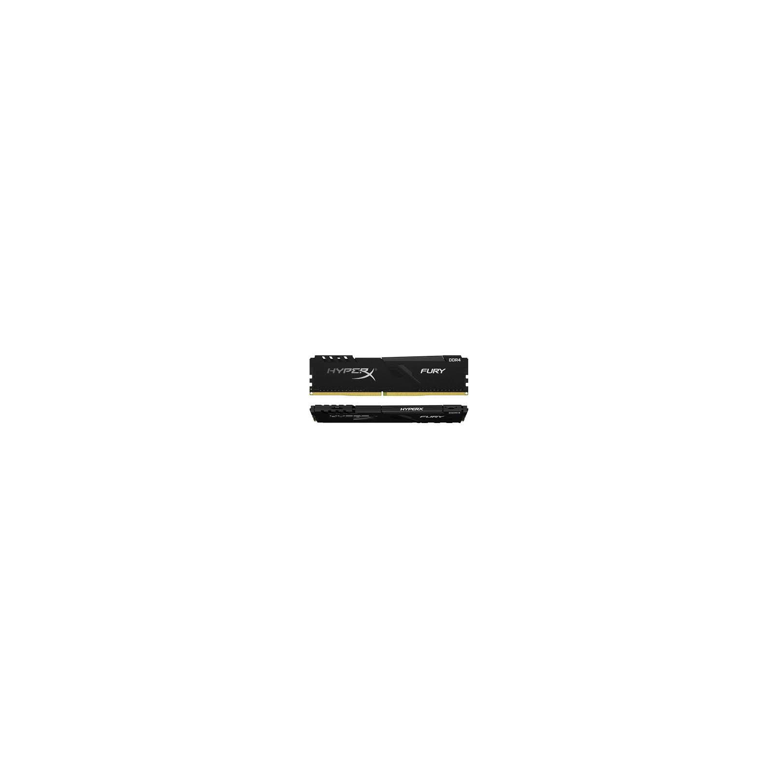 Модуль памяти для компьютера DDR4 32GB (2x16GB) 3000 MHz HyperX Fury Black Kingston Fury (ex.HyperX) (HX430C15FB3K2/32) изображение 2
