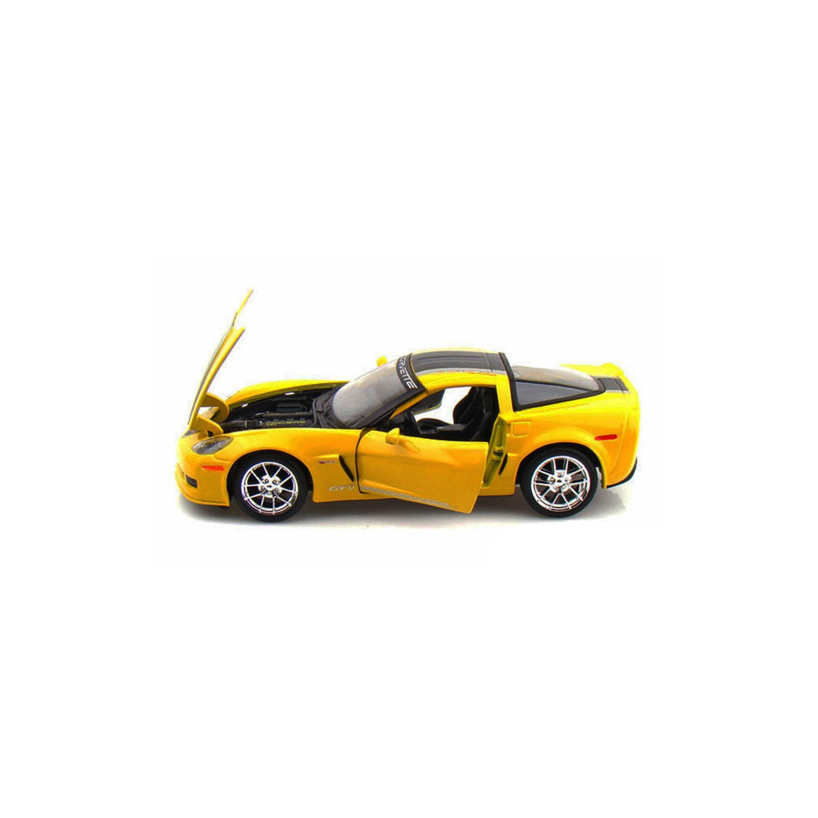 Машина Maisto Chevrolet Corvette Z06 GT1 2009 (1:24) желтый (31203 yellow) изображение 3
