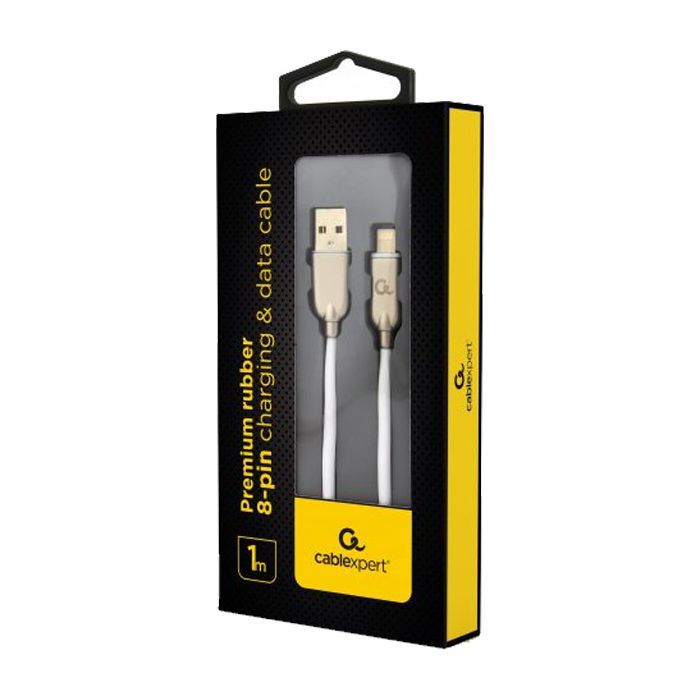 Дата кабель USB 2.0 AM to Lightning 1.0m Cablexpert (CC-USB2R-AMLM-1M-W) изображение 2