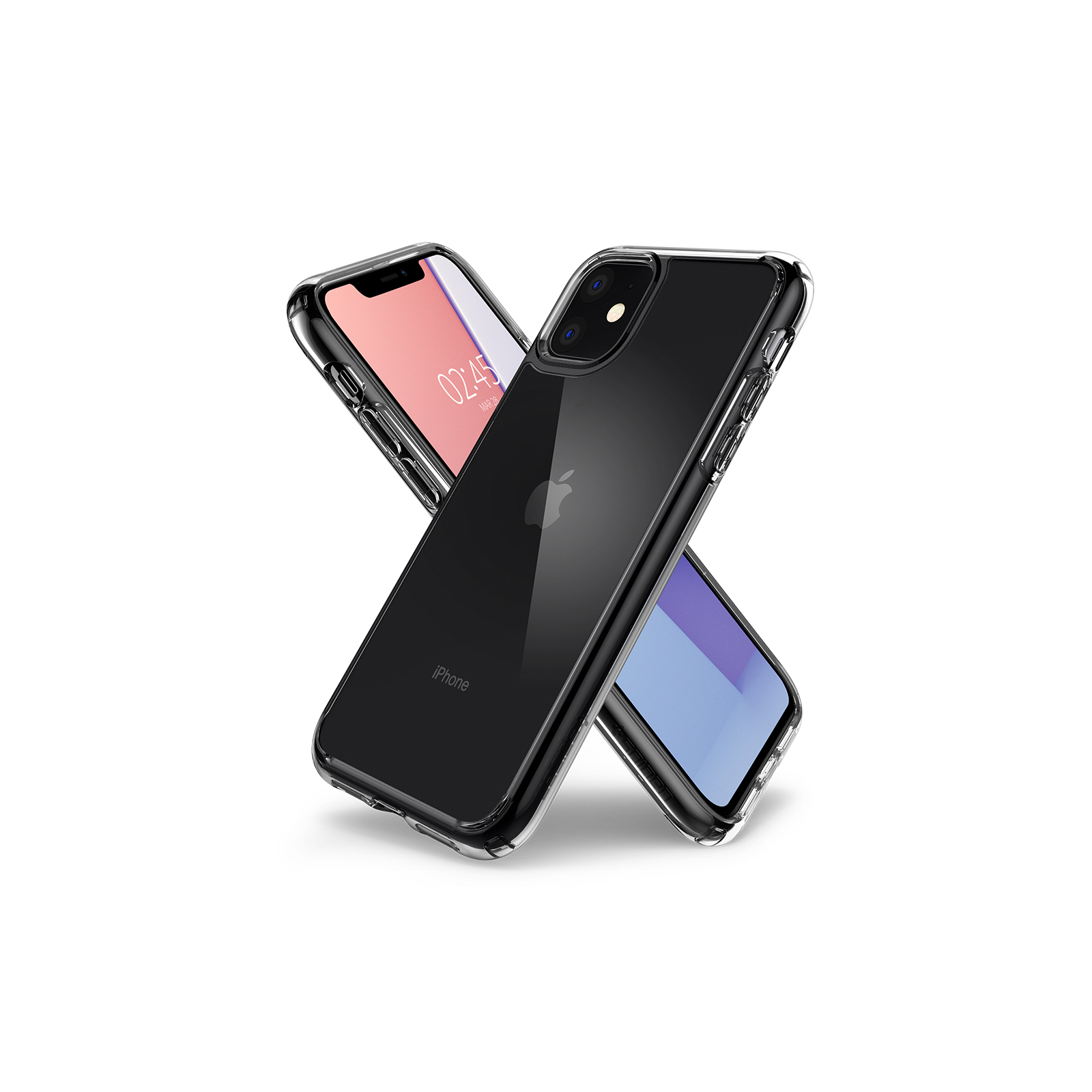 Чохол до мобільного телефона Spigen iPhone 11 Crystal Hybrid, Crystal Clear (076CS27086) зображення 7