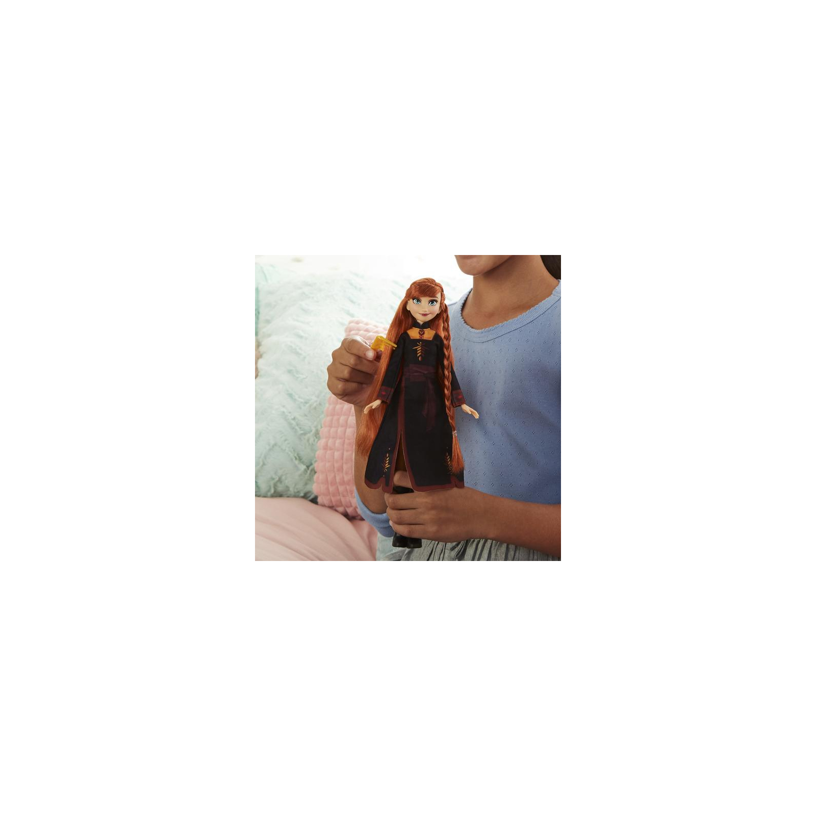 Кукла Hasbro Frozen Холодное сердце 2 Анна с аксессуарами для волос (E6950_E7003) изображение 9
