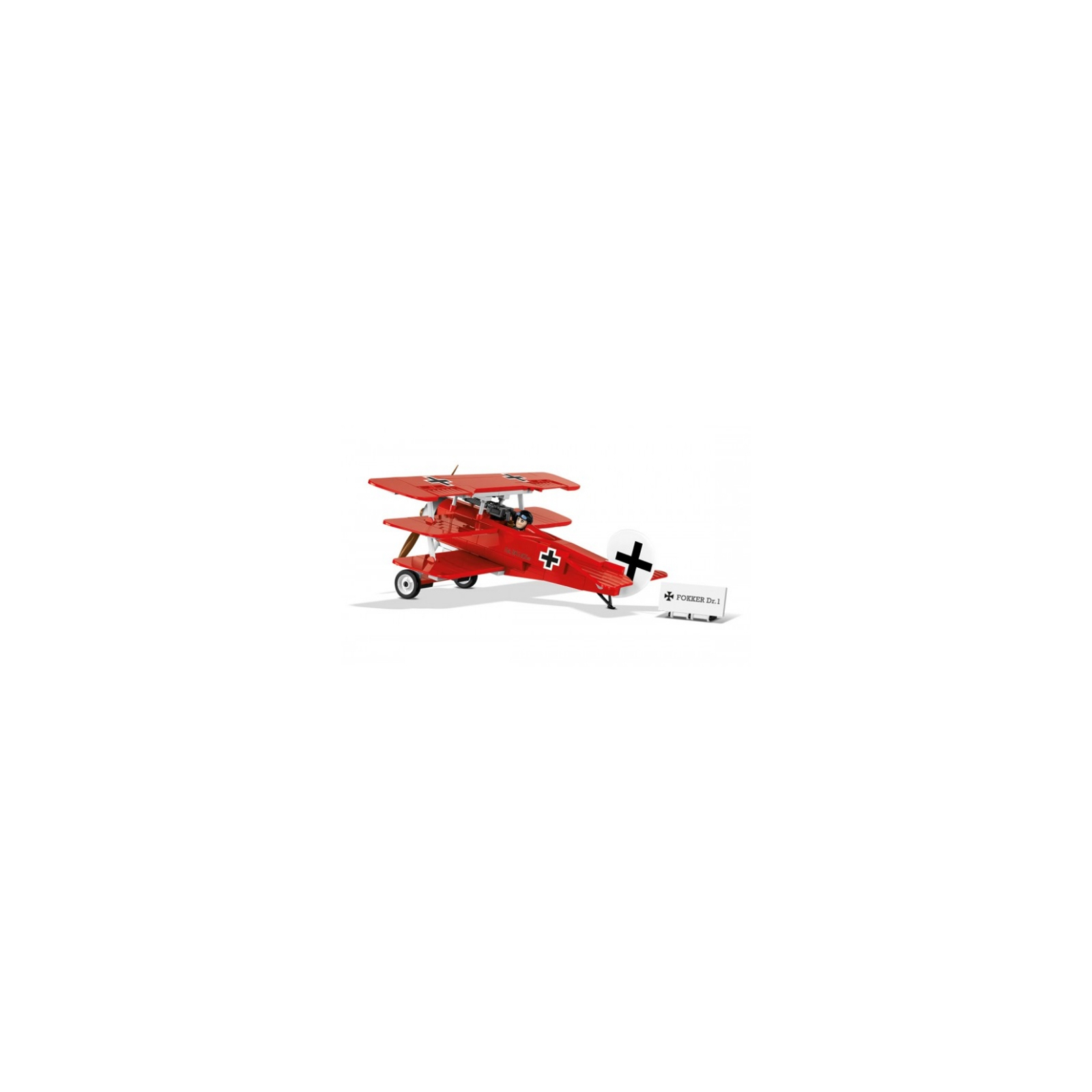 Конструктор Cobi Самолет Fokker Dr. I Красный барон 175 деталей (COBI-2974) изображение 2