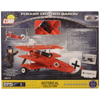 Конструктор Cobi Самолет Fokker Dr. I Красный барон 175 деталей (COBI-2974) изображение 7
