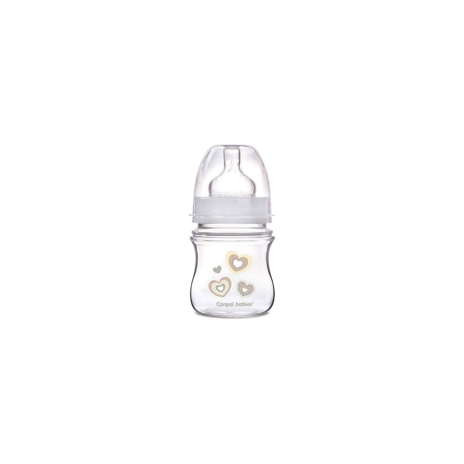 Бутылочка для кормления Canpol babies антиколиковая EasyStart Newborn baby с широк.отверст. 120 мл (35/216_bei)