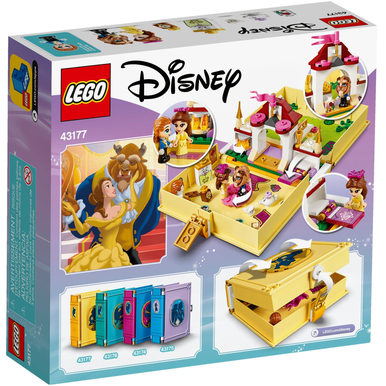 Конструктор LEGO Disney Princess Книга сказочных приключений Белль 111 дет. (43177) изображение 7
