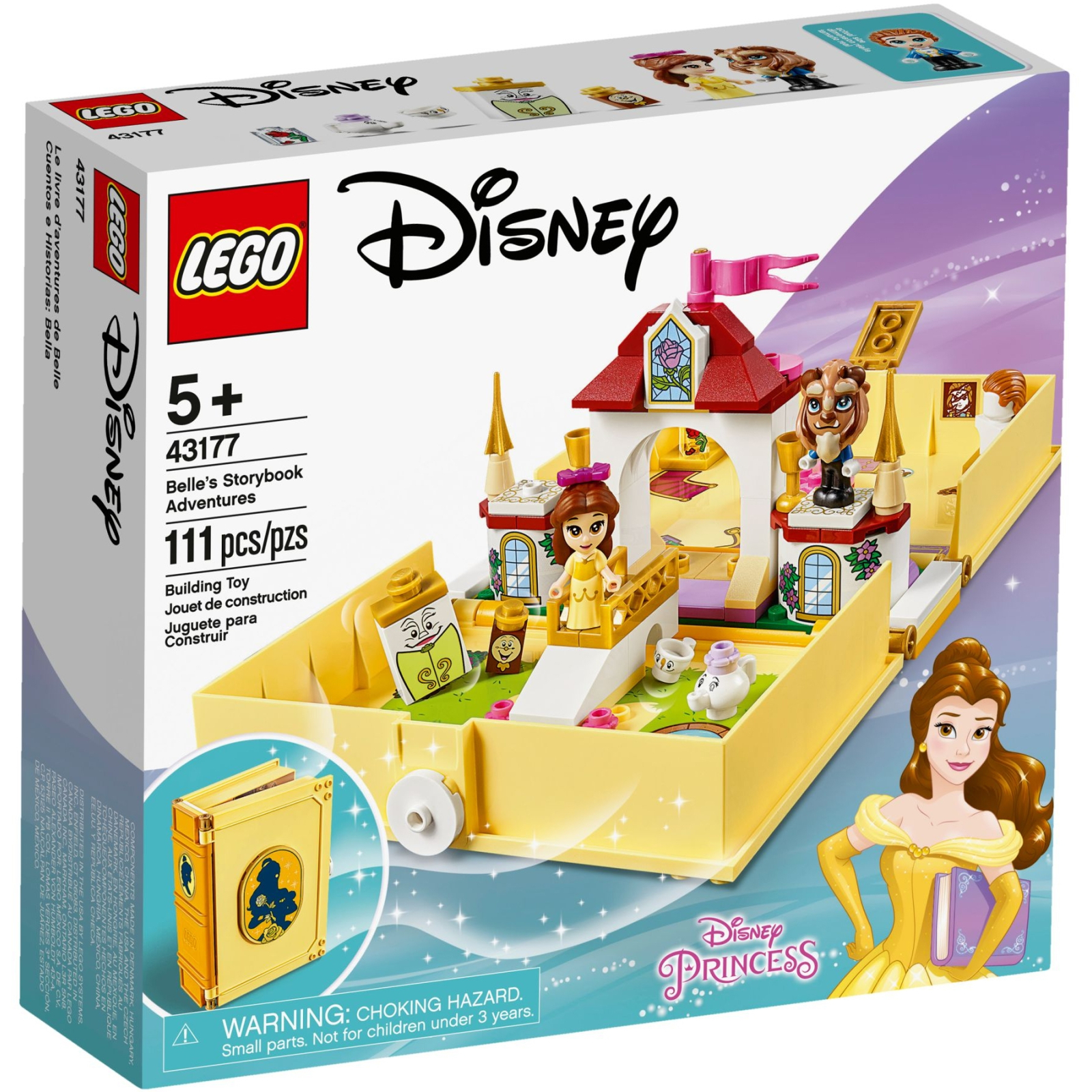 Конструктор LEGO Disney Princess Книга сказочных приключений Белль 111 дет. (43177)