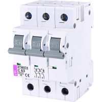 Фото - Автоматический выключатель ETI Автоматичний вимикач  Выключатель автоматический ETIMAT 6 3p C 63А (6 k 