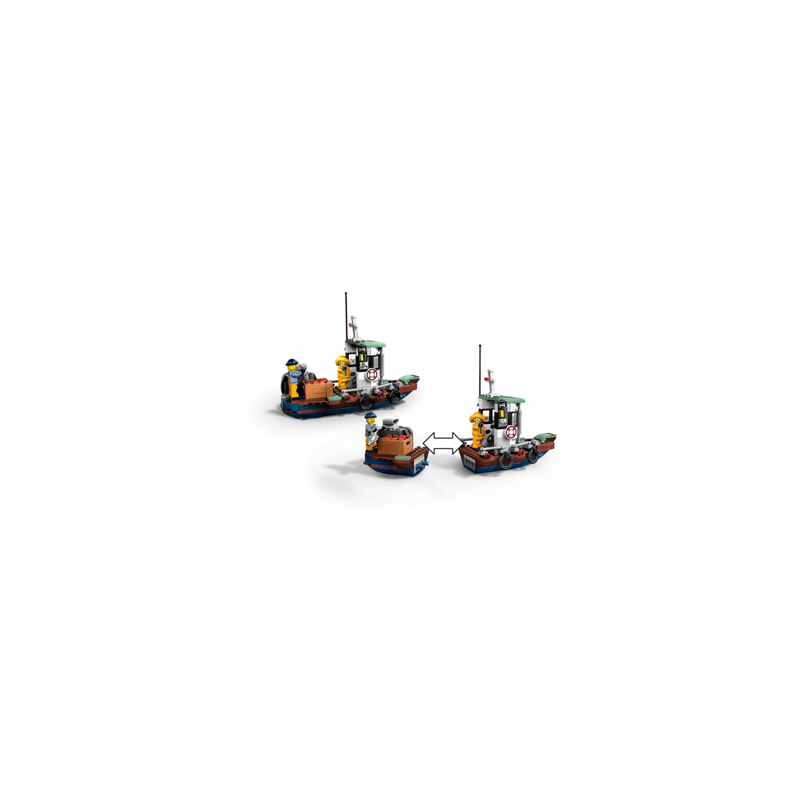 Конструктор LEGO Hidden Side Разбитый рыбацкий корабль 310 деталей (70419) изображение 4