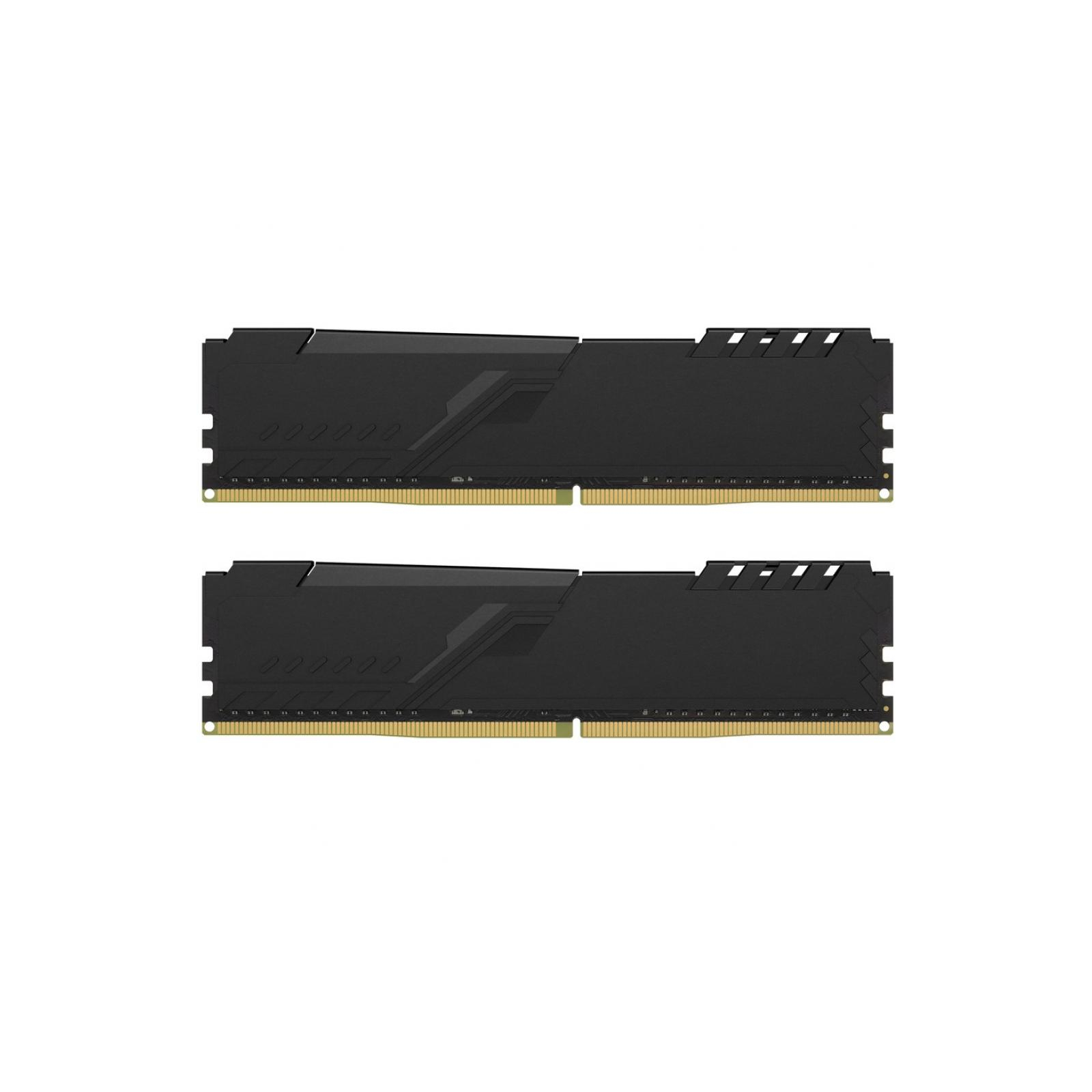 Модуль памяти для компьютера DDR4 32GB (2x16GB) 2400 MHz Fury Black Kingston Fury (ex.HyperX) (HX424C15FB4K2/32) изображение 3