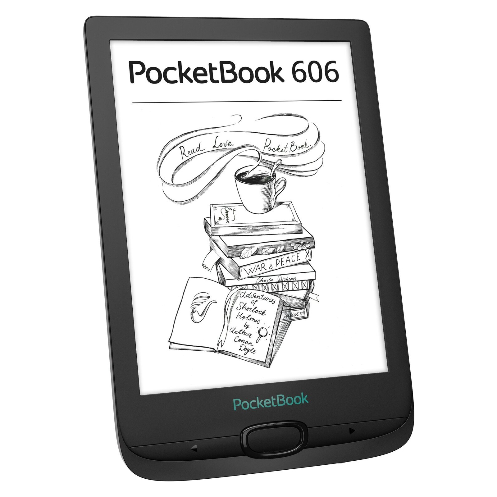 Електронна книга Pocketbook 606, Black (PB606-E-CIS) зображення 2