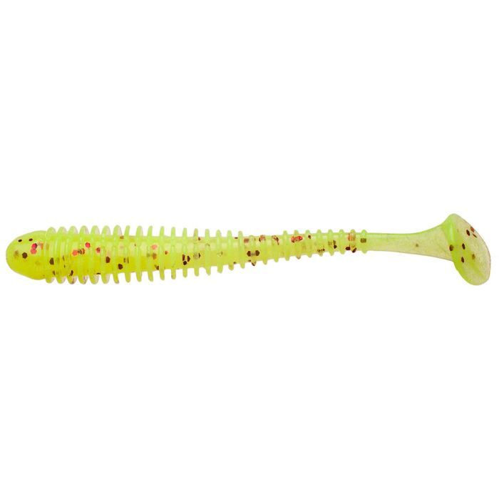 Силикон рыболовный Keitech Swing Impact 2.5" (10 шт/упак) ц:pal#01 chartreuseredflake (1551.05.93)