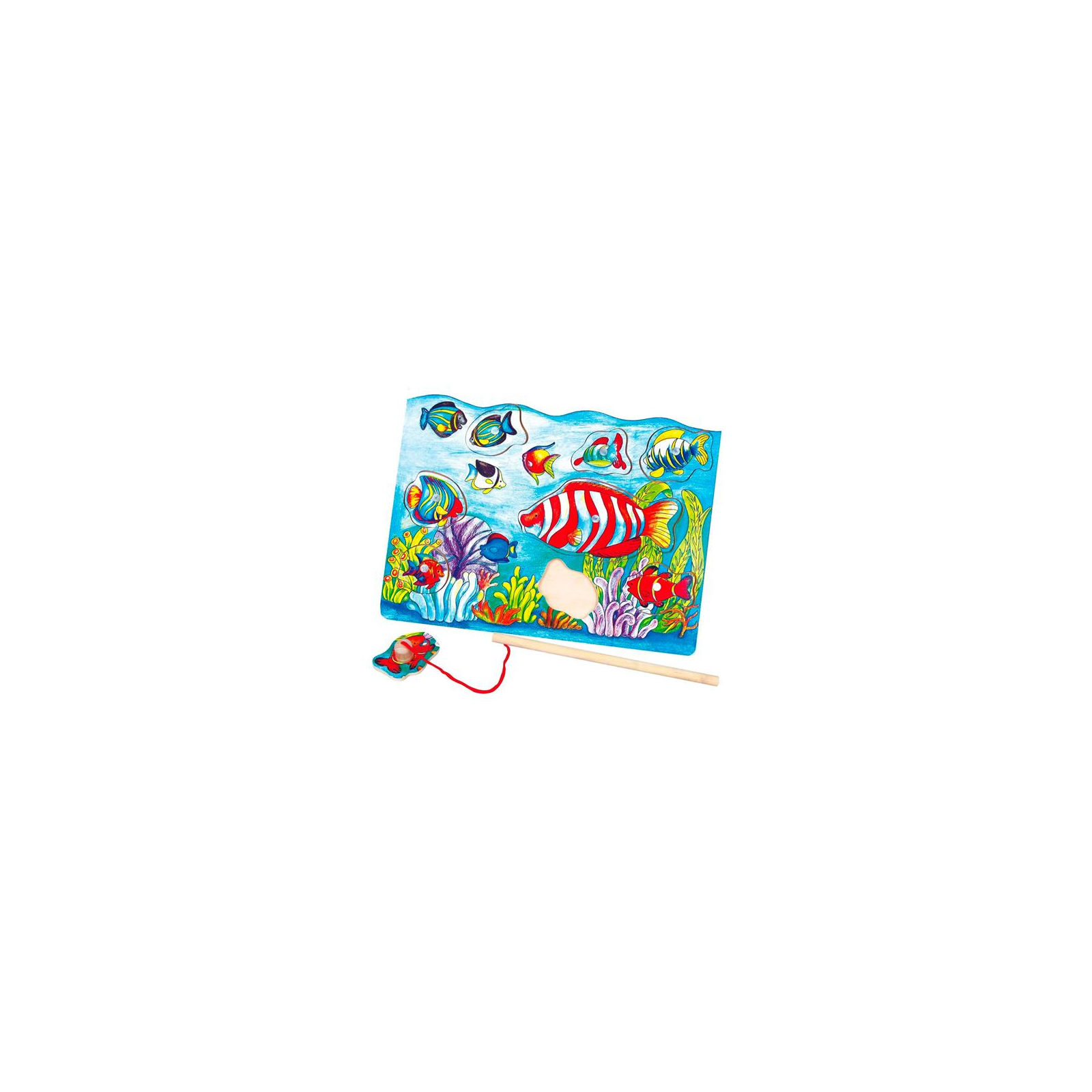 Развивающая игрушка Viga Toys Магнитная рыбалка (58423)