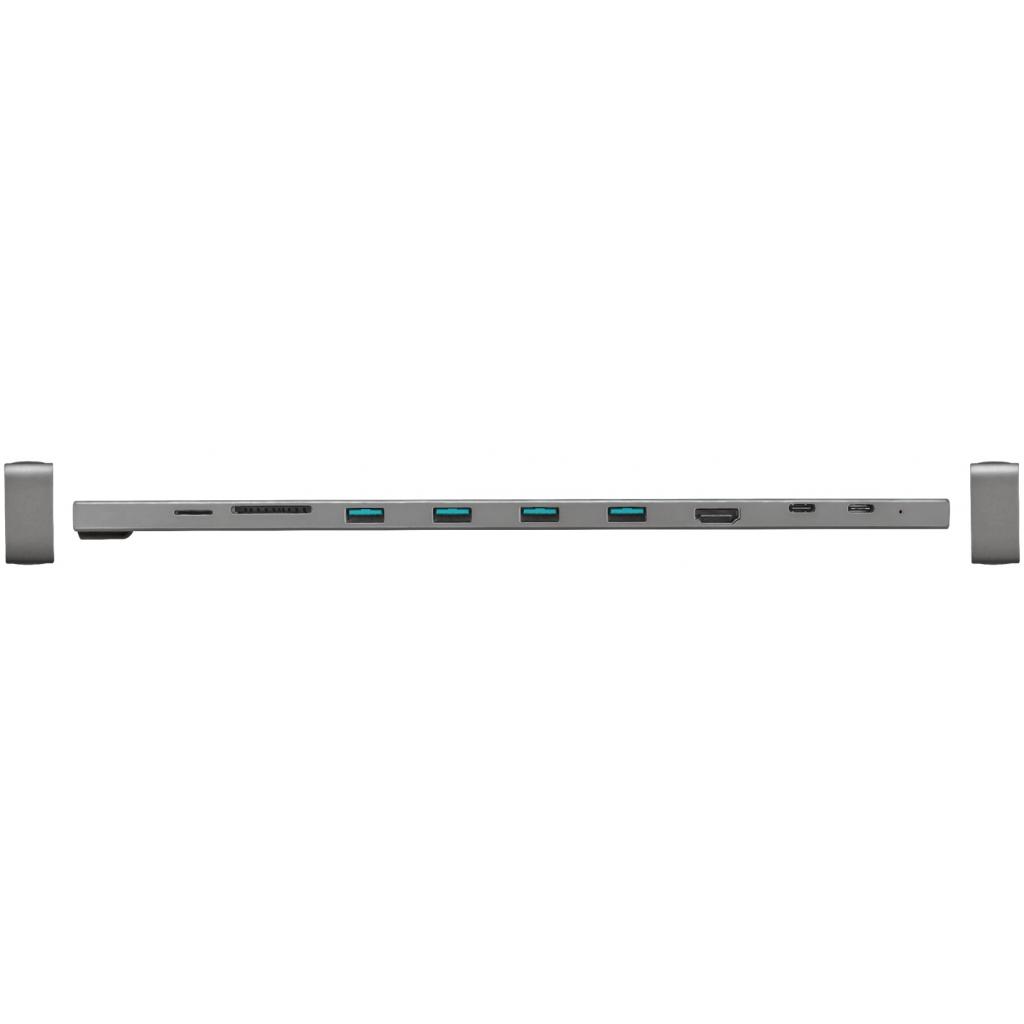Концентратор Trust Dalyx Aluminium 10-in-1 USB-C Multi-port Dock (23417_TRUST) изображение 3