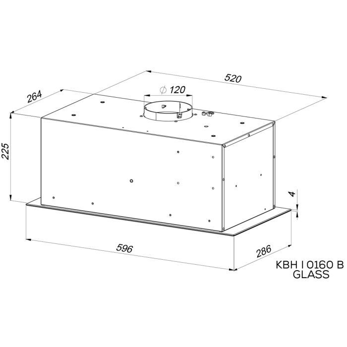 Вытяжка кухонная Kernau KBH I 0160 W GLASS изображение 3