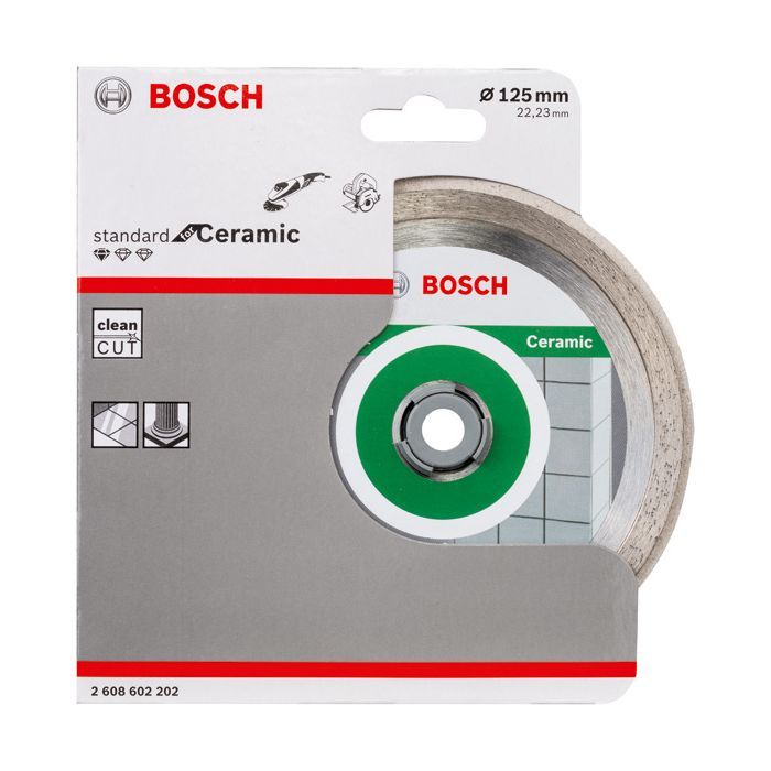 Круг отрезной Bosch Standard for Ceramic 125-22.2 (2.608.602.202) изображение 2