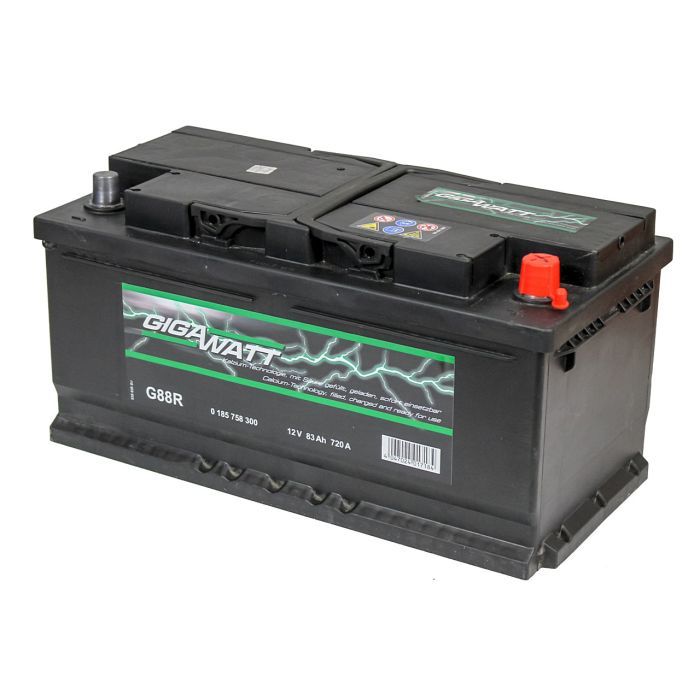 Аккумулятор автомобильный GigaWatt 83A (0185758300) изображение 2