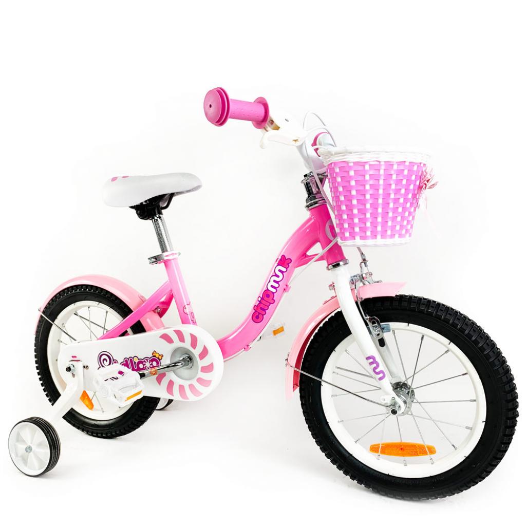 Дитячий велосипед Royal Baby Chipmunk MM Girls 14", Official UA, рожевий (CM14-2-pink) зображення 2