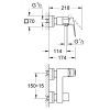 Змішувач Grohe Eurocube (23145000) зображення 4