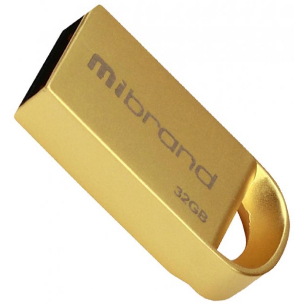 USB флеш накопитель Mibrand 8GB lynx Gold USB 2.0 (MI2.0/LY8M2G)