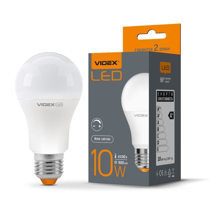 Лампочка Videx A60eD 10W E27 4100K 220V (VL-A60eD-10274) изображение 2