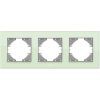 Рамка Videx BINERA зеленое стекло 3 поста (VF-BNFRG3H-GR) изображение 2
