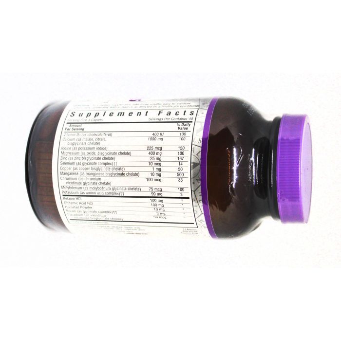 Витаминно-минеральный комплекс Bluebonnet Nutrition Взаимодействующие Минералы без Железа, Albion, 120 капсул (BLB-00208) изображение 2