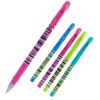 Ручка шариковая Axent Stripes 0,5 мм синяя mix 4 дизайна (AB1049-10-A)