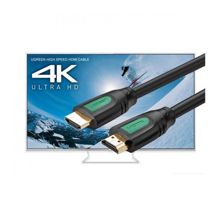 Кабель мультимедійний HDMI M to HDMI M 1.0m black Ugreen (10115) зображення 2