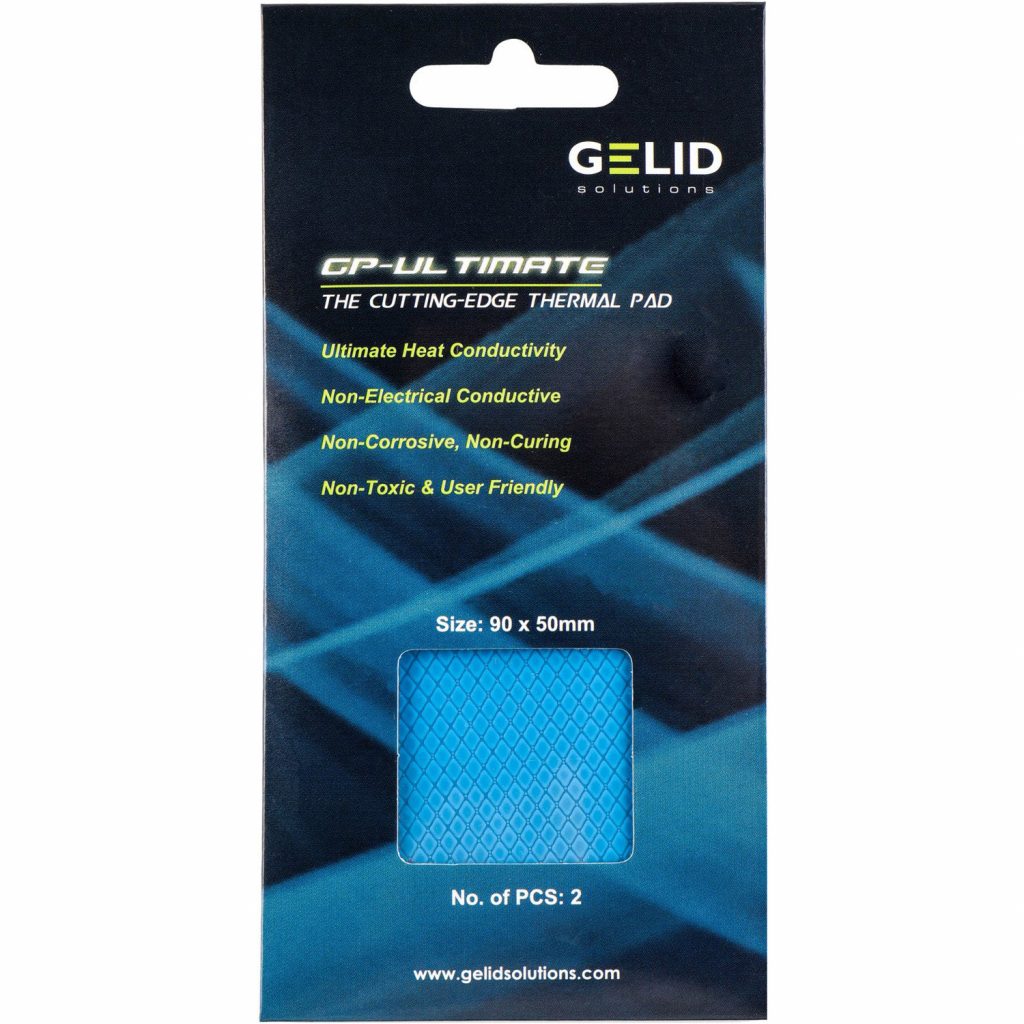 Термопрокладка Gelid Solutions GP-Ultimate Thermal Pad 90x50x3 mm, 2 штуки (TP-VP04-E) изображение 2